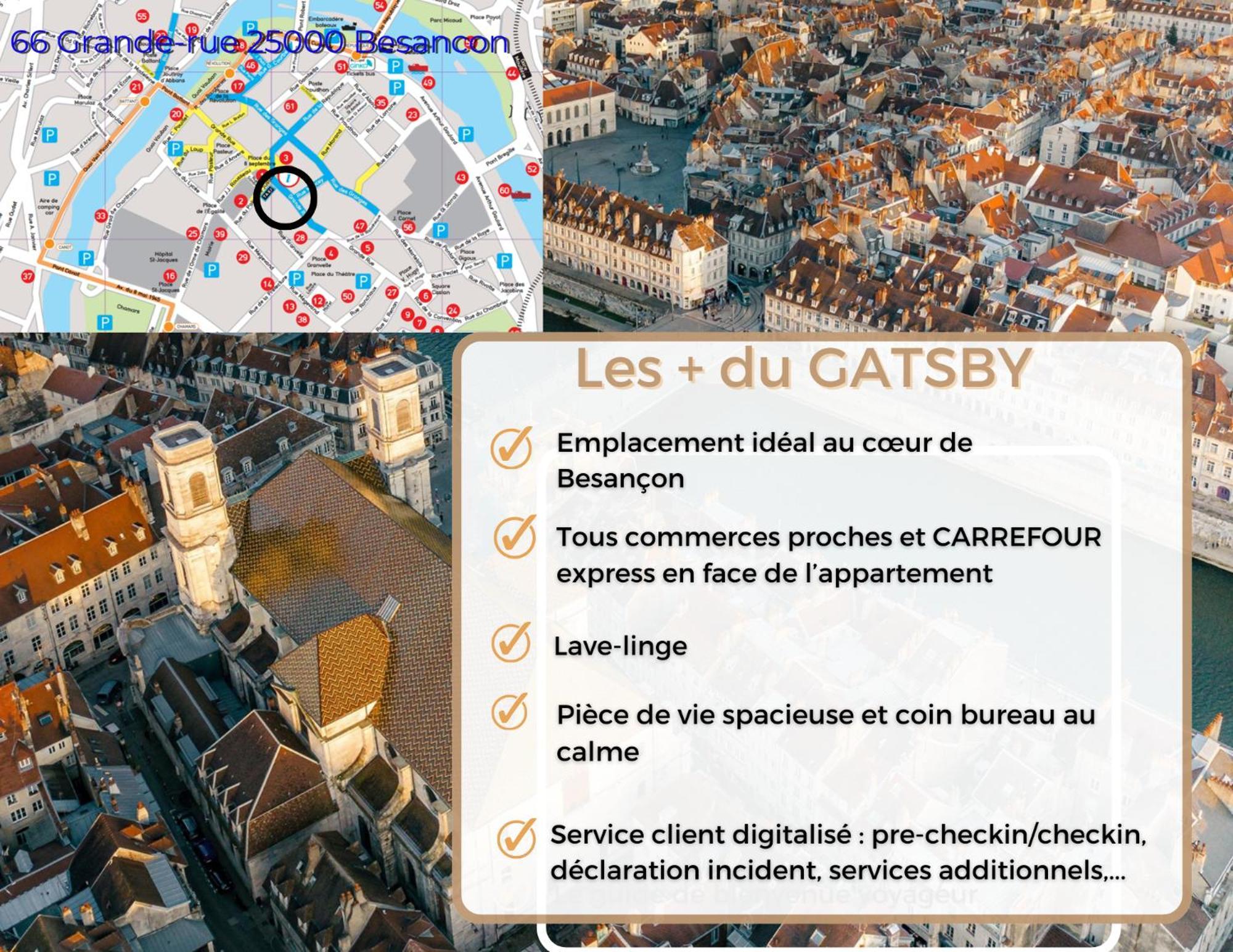 Hypercentre Calme - Le Gatsby - Coconhome 브장송 외부 사진